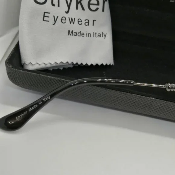 BNIB Stryker Gun Half Rimless Sunglass with Gray Gradient lenses - Picture 7 of 10